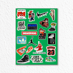 Sneakers Mini Sticker Sheet 2 - sticckiz.com
